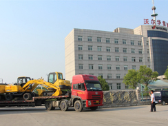 ga黄金甲体育集团10台挖掘机顺利出口秘鲁