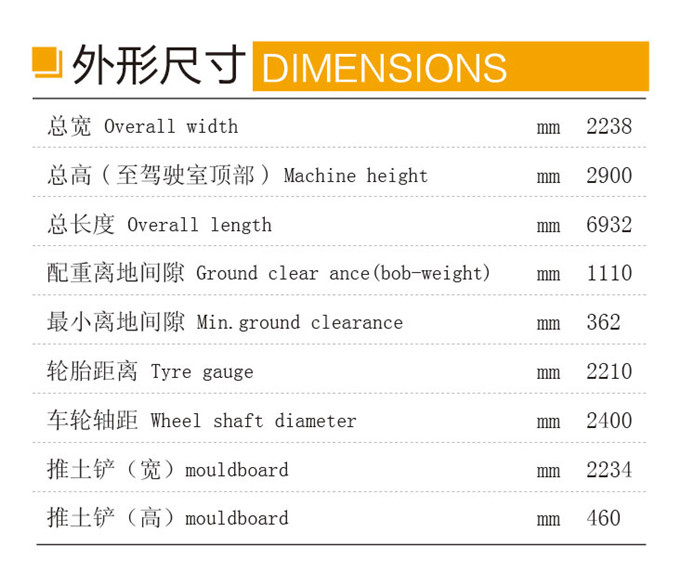 ga黄金甲体育DLS100-9A 9.7吨轮式液压挖掘机外形尺寸